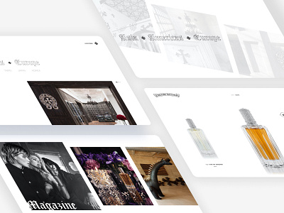 A minimal refresh exploration for Chrome Hearts design ui ux web design website design