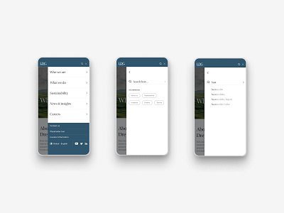 Platform redesign for Louis Dreyfus Company design mobile design ui ux web design website design