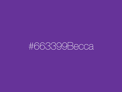 #663399Becca 663399 663399becca becca purple