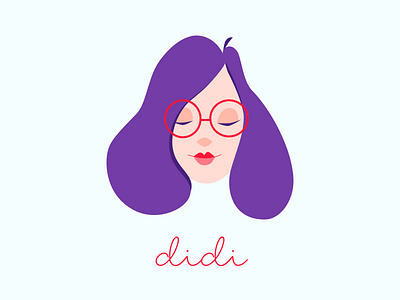 Dribbble Didi illustration portrait sketch vector