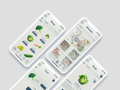 Grocery App Concept grocery ios mobile app produce shopping ui ux