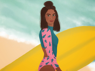 Surf style design graphic design illustration