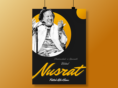 Ustad Nusrat Fateh Ali Khan Poster