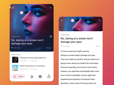 News App Design Concept