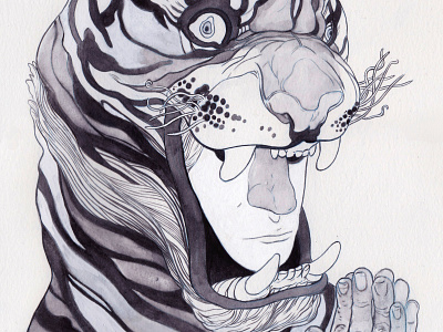 Tiger Priest art character design design illustration