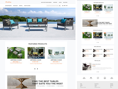 E-commerce website for furniture shop