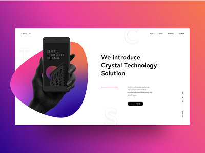 Crystal Techs Landing Page Design