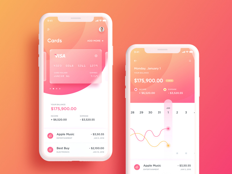 Payment - Mobile App Sample by Henry Nguyen on Dribbble