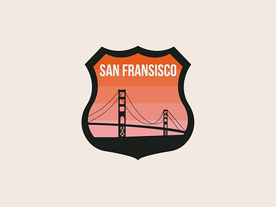 San Fransisco badge branding illustration logo san fransisco