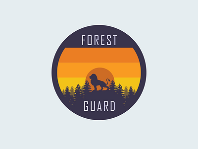 Forest Guard. badge branding forest graphic design illustration illustrator logo
