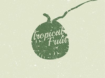 Tropical Fruit. artwork badge branding donkin illustration logo