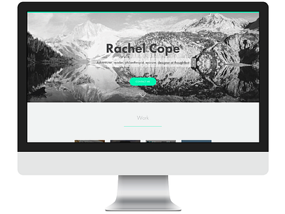 Rachel Cope Portfolio designer personal portfolio website