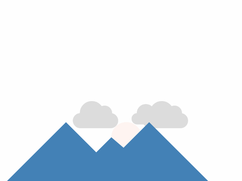 CSS3 Mountainscape Animation