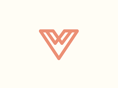 Vandervie Logo colorado logo mark mountains travel v