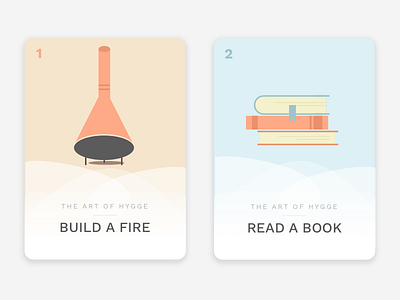 How to Hygge 01 books fire hygge illustrations