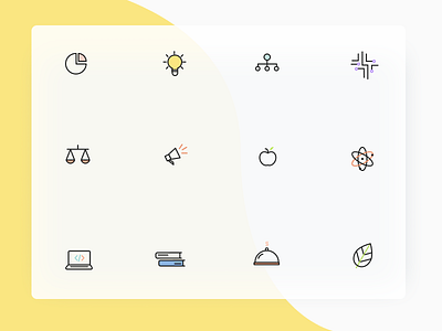 when shapes take on meaning edtech education icon iconography icons icons design icons set visual design
