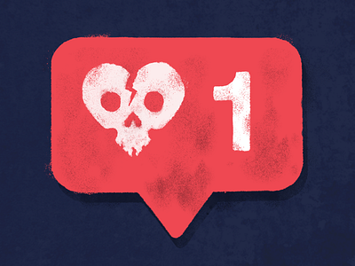 Skulltober 03 editorial graphic design halloween illustration inktober instagram like logo skull skulltober social media ui ux