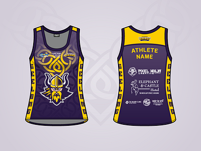 Vicbeach Vikings - NT Title - Singlet jersey singlet sport uniform viking volleyball