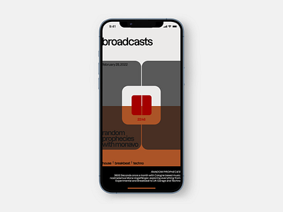 Broadcast App animation app branding broadcast colors des design graphic design icon illustration interface logo mobile music page podcast product streaming ui ux