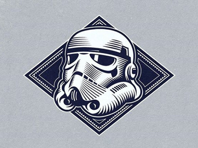 stormtrooper badge badge branding design icon identity logo starwars stormtrooper symbol