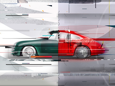 porsche illustration 01