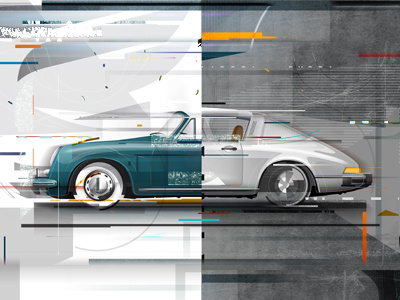 porsche illustration 03