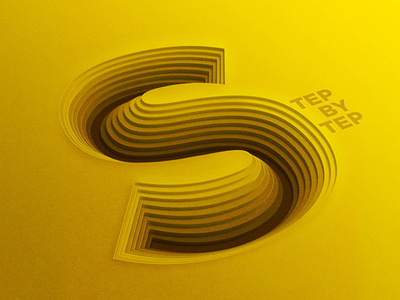Step by Step by design graphic letter s step type typo typography