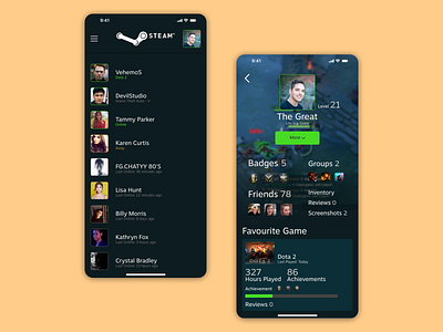 Steam App Redesign