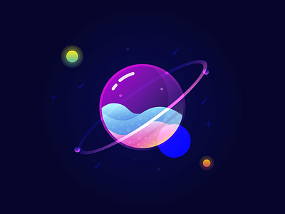 Glass Planet artwork graphic design illustrator vector