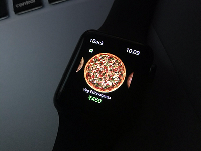 Pizza Ordering App adobe xd apple apple watch design ios prototype sketch ui ux