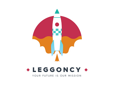 Leggoncy Logo logo rocket