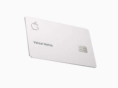 Apple Credit Card Mockup