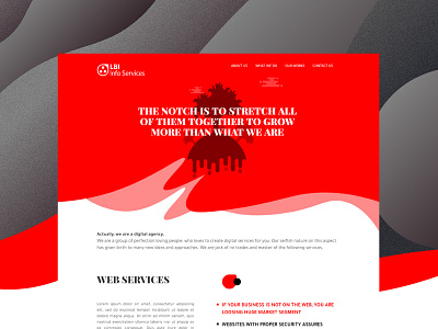 LBI Website Mock-up 3 creative graphic design illustrator ui uiux design website website concept