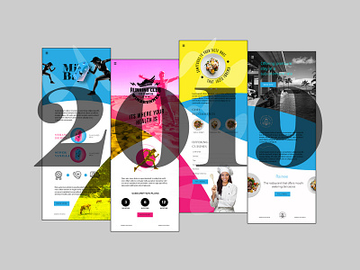 Vision of 2019 - Chapter 1 2019 digital digital agency digital art graphic design illustration new year 2019 promotional ui ux design uiux design vision visionary visions website website layout