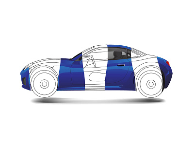 Auto Mechanica art auto automobile car digital graphic design illustration illustrator promotional transport