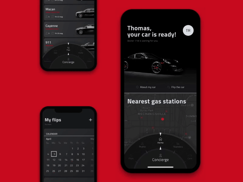 Porsche Passport | Concierge Screen animation app message mobile porsche ui ux