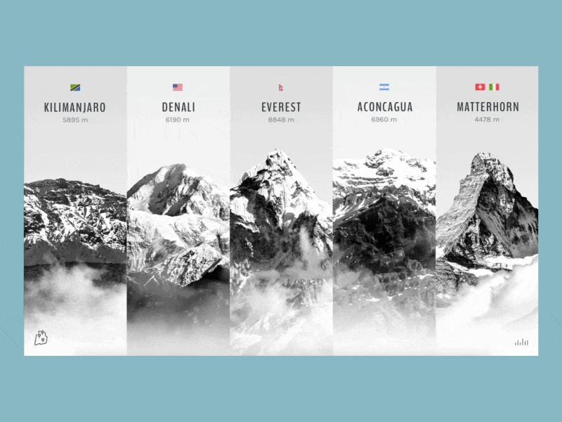 The Five Summits | Menu