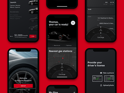 Porsche Passport | Screens