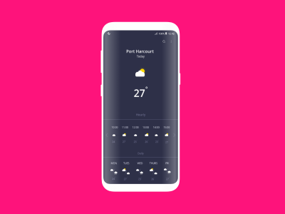weather app appdesign design mobile mobileui mockup ui uidesign user interface ux