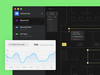 Venue Management System for AR navigation