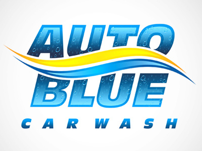 AUTOBLUE / CARWASH diorama identidad identity logotipo logotype