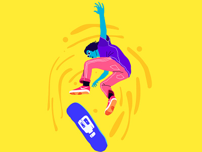 skating adobe character characterdesign design designinpiration dribbble dribbbleshot graphicdesign illustration illustrator minimal minimaldesign ui vector