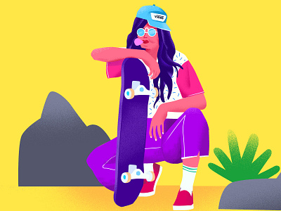 Skater character characterdesign design designinpiration dribbble dribbbleshot graphicdesign illustration illustrator minimal minimaldesign ui vector