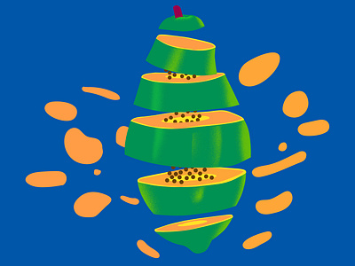 sliced fruit 2 adobe branding characterdesign design designinpiration dribbble dribbbleshot graphicdesign illustration minimal minimaldesign ui vector