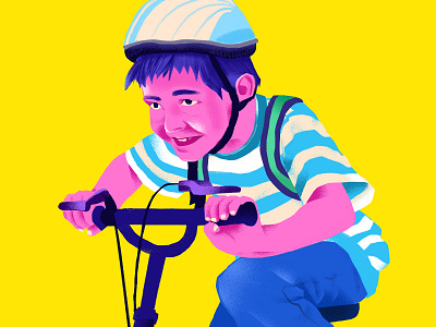 Cycling Baby adobe character characterdesign design designinpiration dribbbble dribbble dribbbleshot gfx gfxmob graphicdesign illustration illustrator illustree minimal minimaldesign photoshop ui uibanner vector