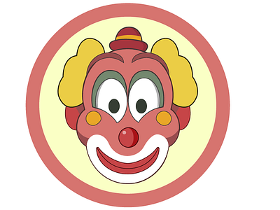 clown, cheerful, smile