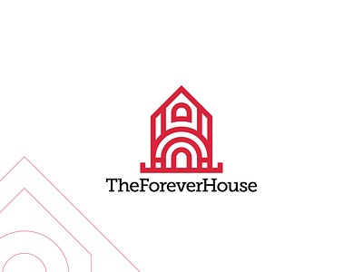 The Forever House branding clean color design logo logodesign logos logotype mark real estate series