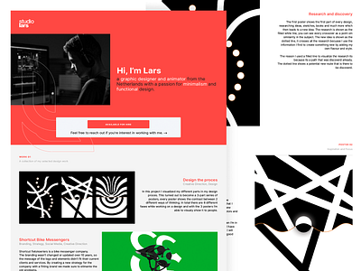 Portfolio website variation