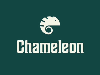 Chameleon Logo branding design illustration logo