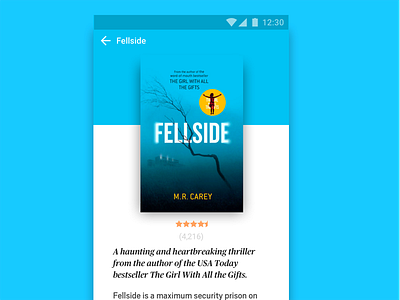 Fellside book reading ui ux